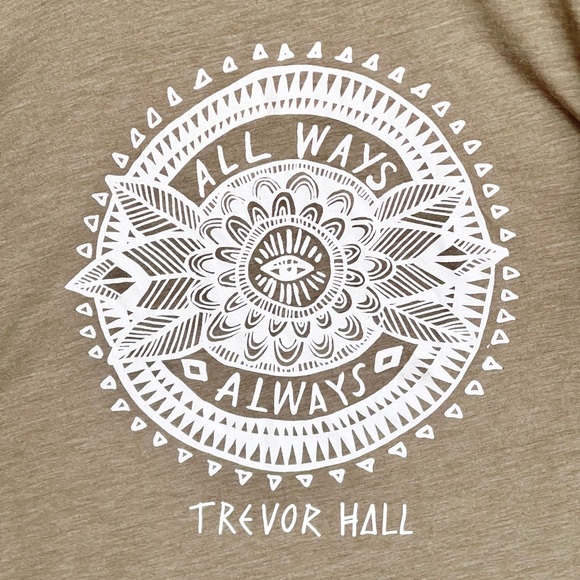 Trevor Hall All Ways Always Mandala Light Brown T Shirt Adult Medium - Picture 4 of 10